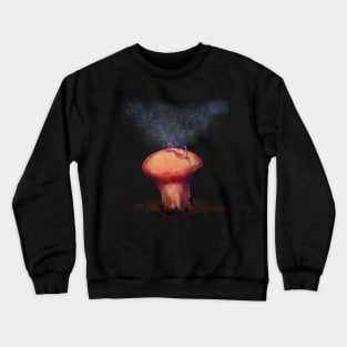 Golfing on Puffball Mushroom Crewneck Sweatshirt